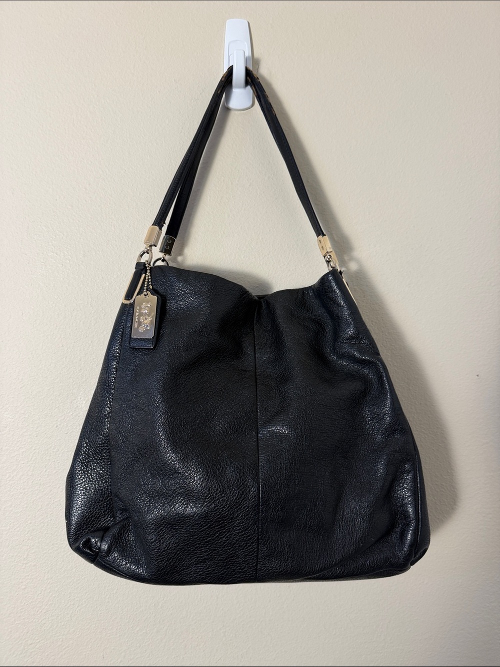 Coach F34291 Madison Phoebe Shoulder Bag in Black